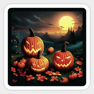 Jackolantern Halloween Sticker